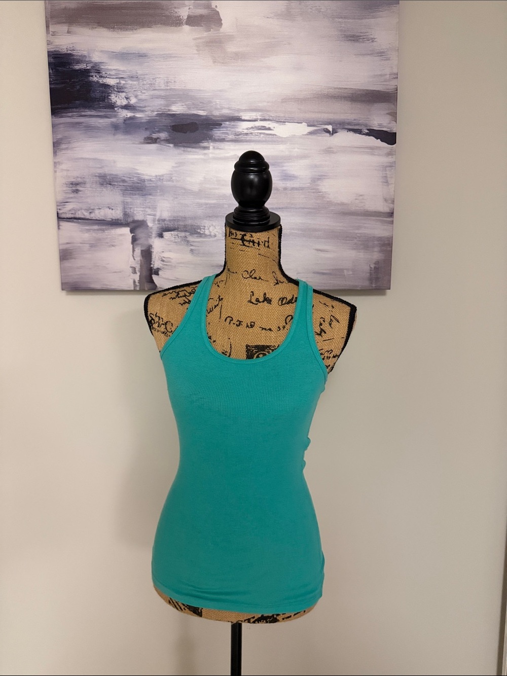 Wet Seal Teal Racerback Tank Top